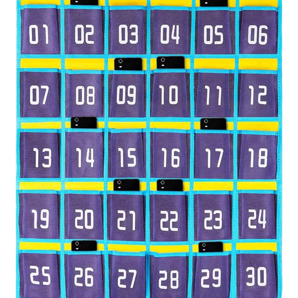 Classroom Hanging Pocket Chart Organizer • New Without Tags
